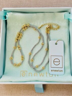 💕Enewton Silver and Gold Bead Necklace✨